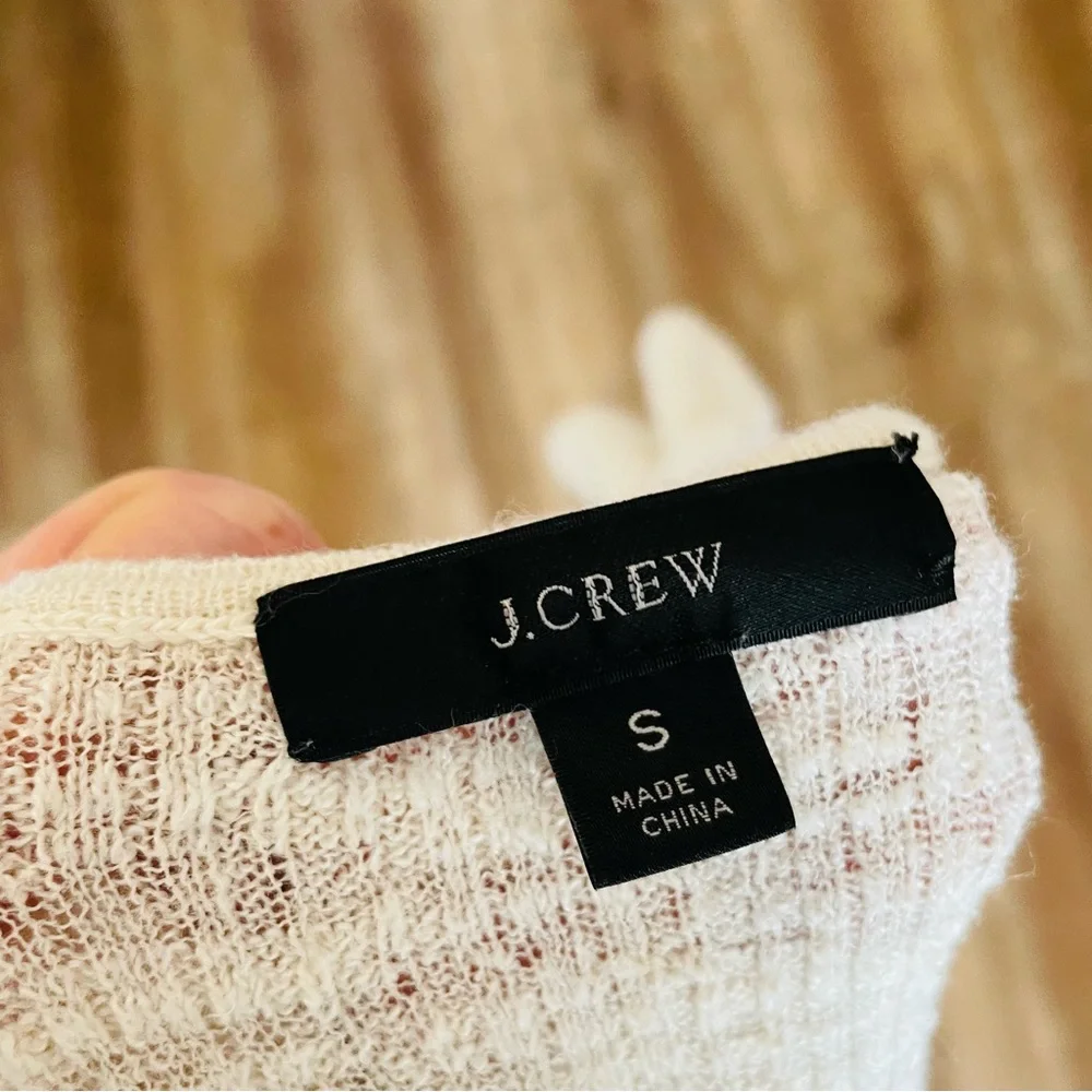 J. Crew Ruffle Sweater Tank Top